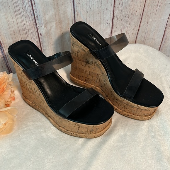 NWOT Nine West Rapps Wedge Sandal - Picture 5 of 13